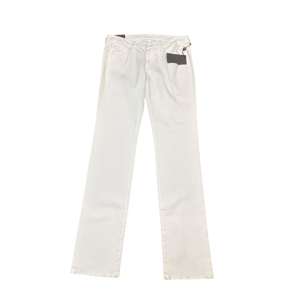 7 For All Mankind Straight Leg Jeans Clean White 31 NWT
